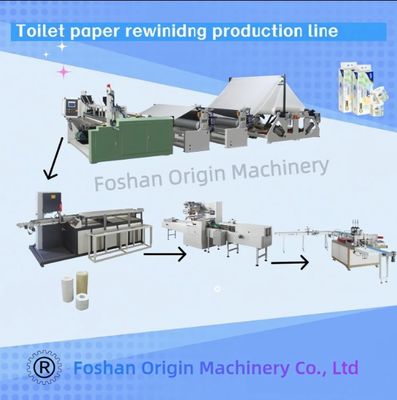 品質  3000mm size toilet /JRT/Kitchen towel production line with glue lamination unit 工場
