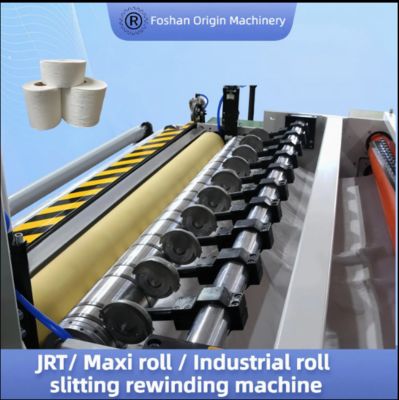 JRT工業ロールリワイディングライン 柔らかい組織製品と吸収性組織製品のためのオンラインスライター