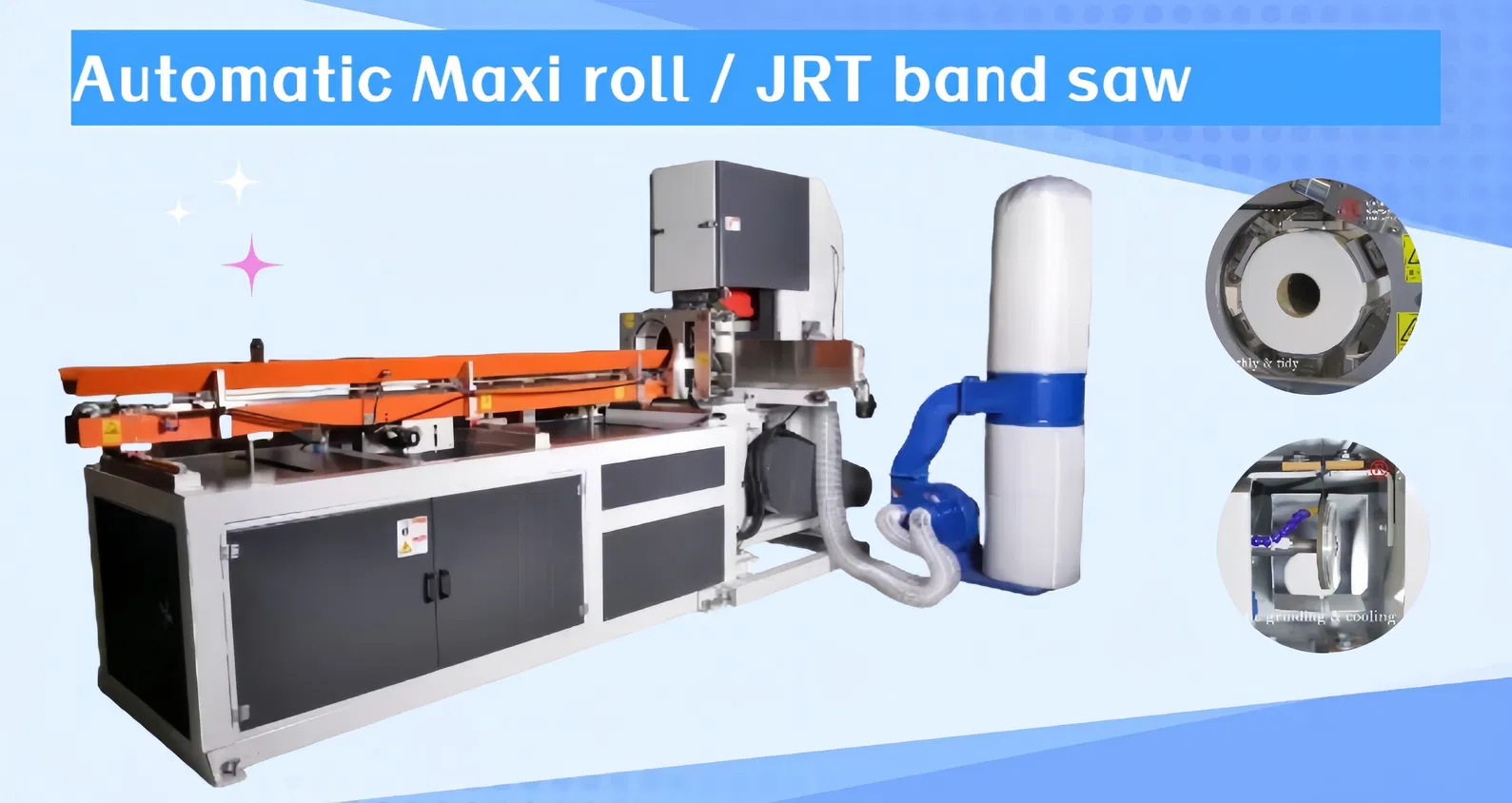 マキシロールバンドソーJRT/HRT産業用ロールカット機 カッター 0