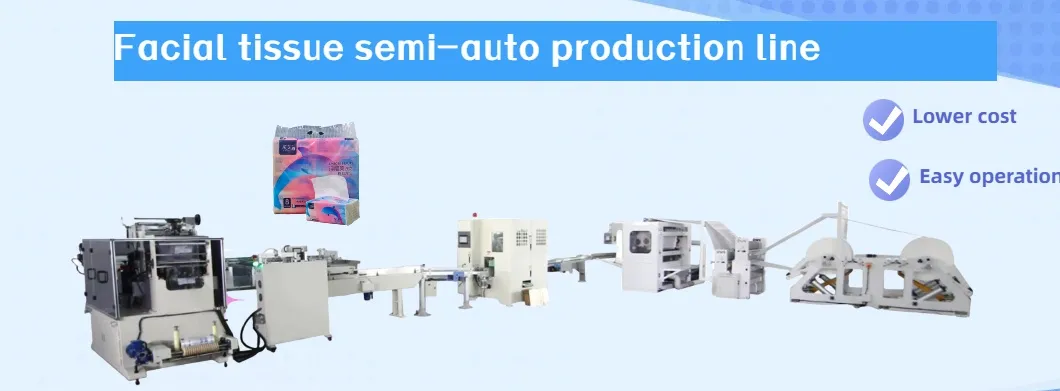顔組織を作る機械 半自動生産ライン 0